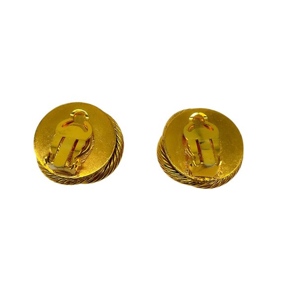 Chanel Gold Pearl Swirl Clip-On Earrings - Picture 4 of 6